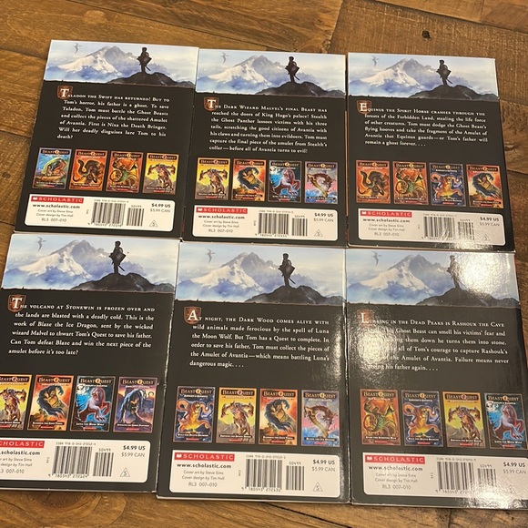 Beast Quest -Amulet of Avantia novels set of 6 - Picture 2 of 3